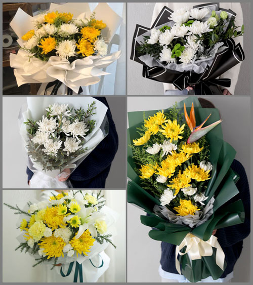 北京密云区冯家峪镇北栅子村白事花束代送